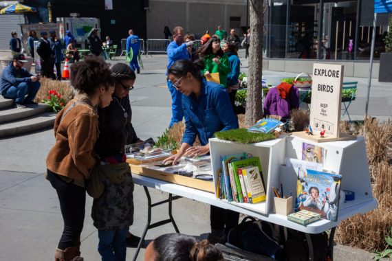 EXPLORE BIRDS with the Uni Project at Albee Square